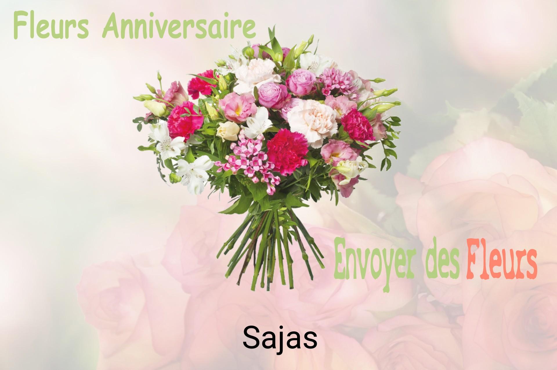 Bouquet de fleurs d’anniversaire livré à Sajas